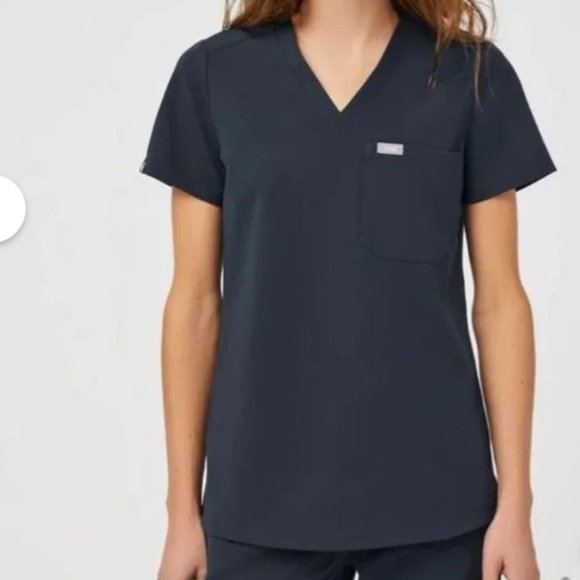 Figs Tops Figs Dark Harbor Catarina Scrub Top Sz Xs Poshmark